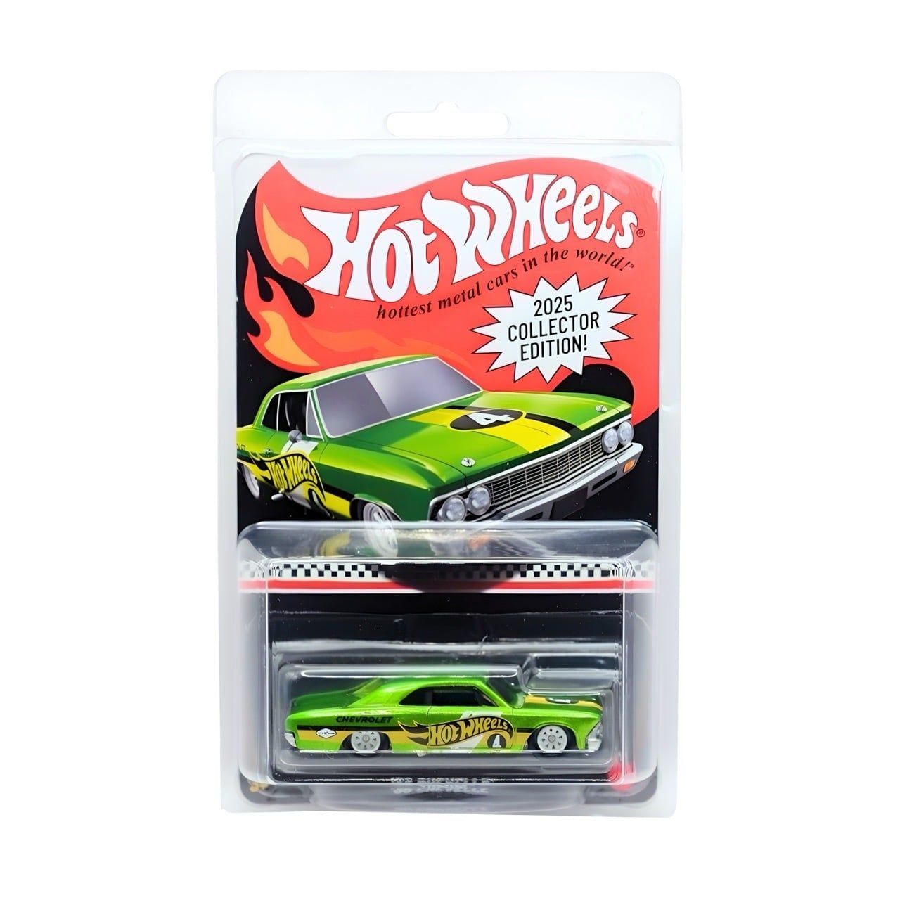  HOT WHEELS COLLECTOR EDITION - '66 CHEVELLE GREEN 2025 - JCB39 