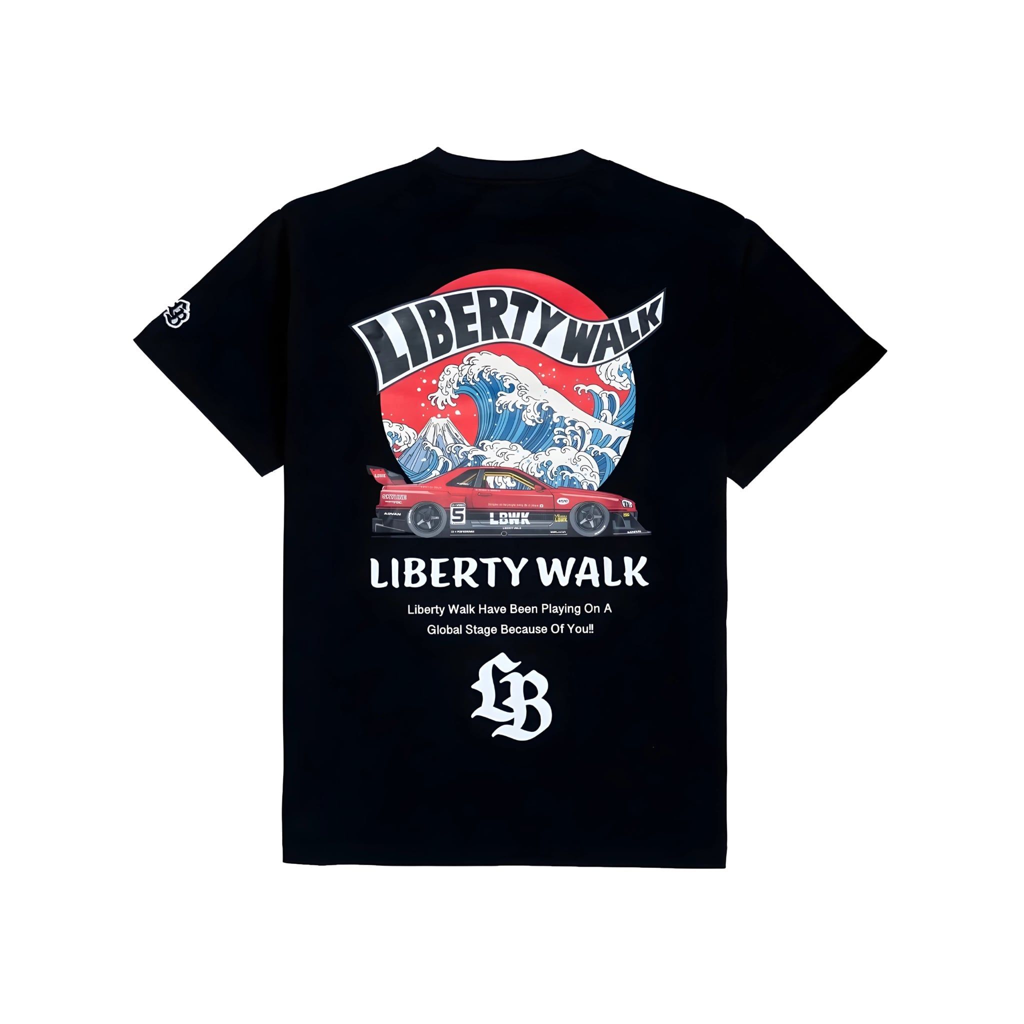 LBWK - ÁO LIBERTY WALK HINOMARU WAVE R34 T-SHIRT - LB.HWR34 – aera