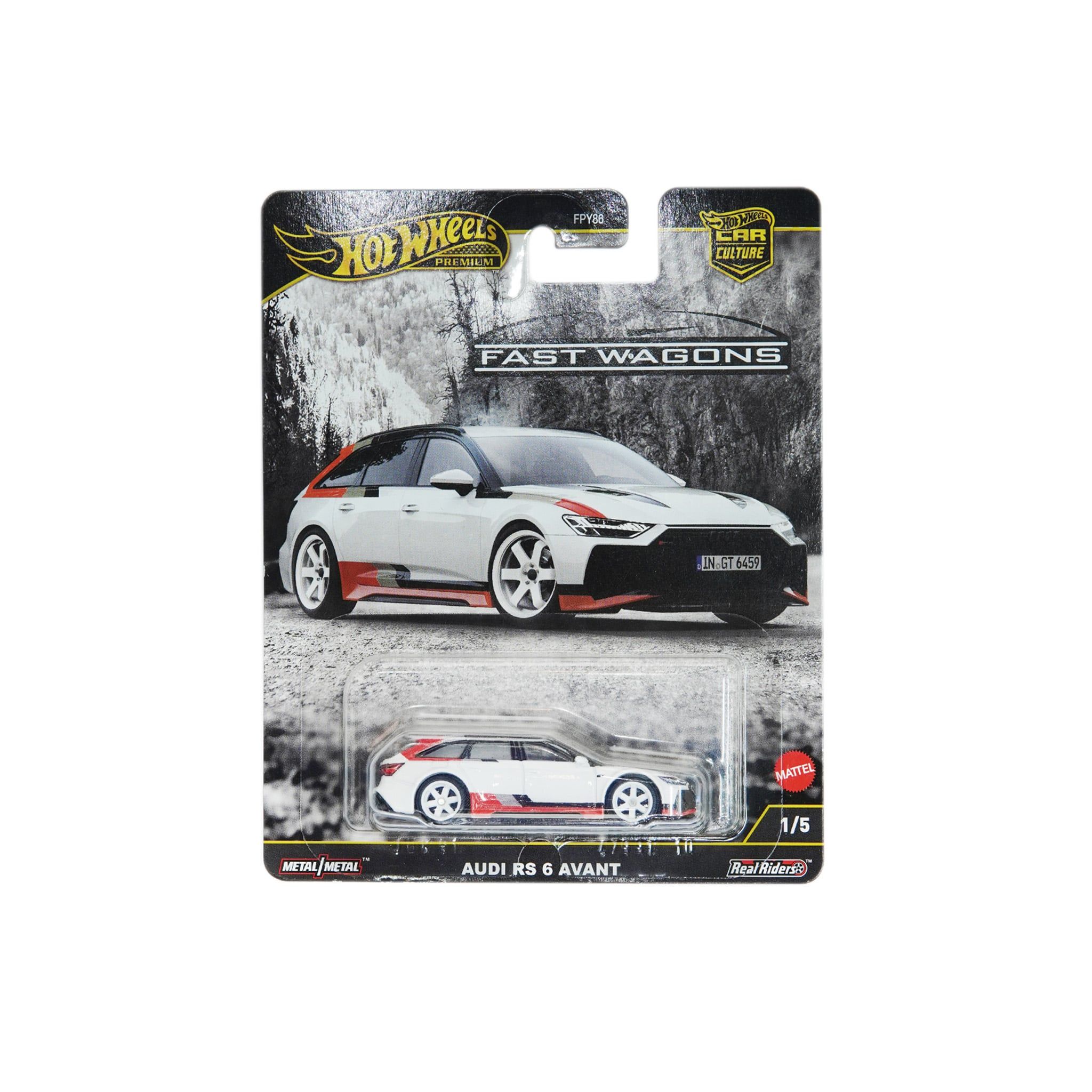 HOT WHEELS PREMIUM - AUDI RS 6 AVANT FAST WAGONS - JBK51 