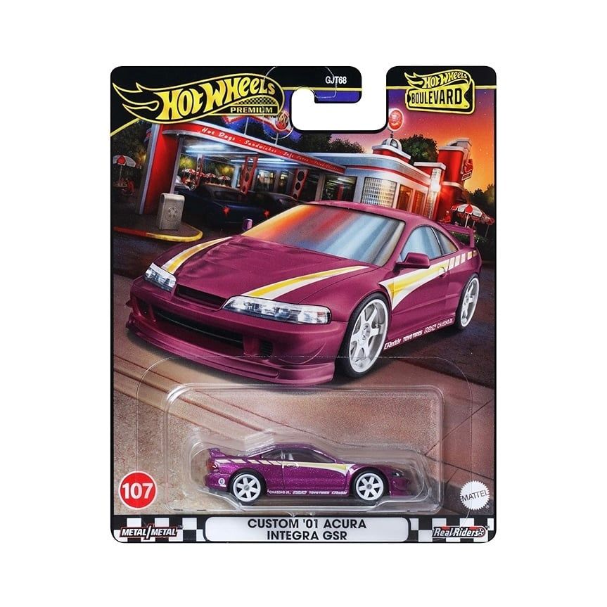  HOT WHEELS PREMIUM - CUSTOM '01 ACURA INTEGRA GSR BOULEVARD - HRT77 