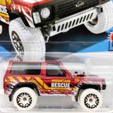  HOT WHEELS BASIC - NISSAN PATROL CUSTOM RED - HTB59 