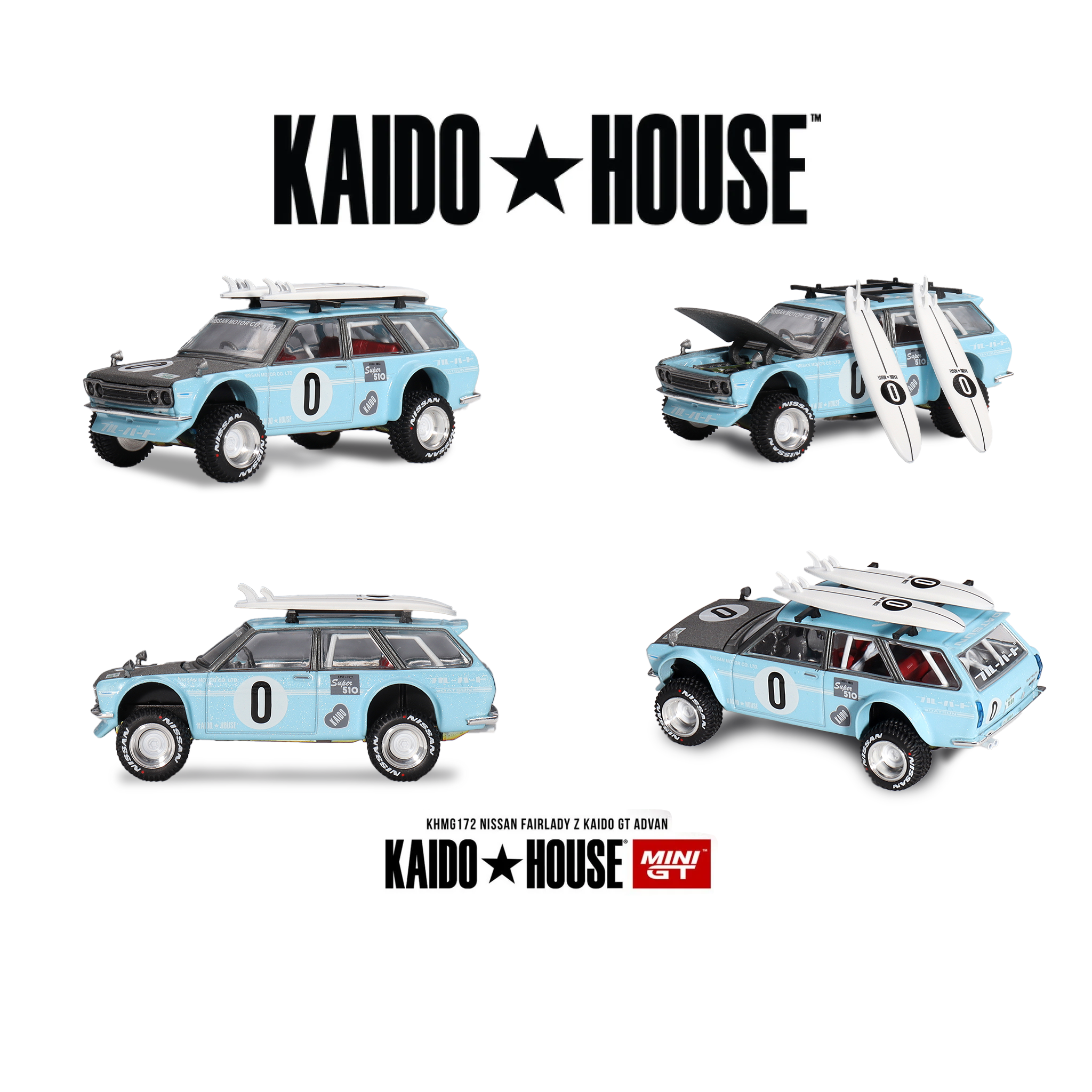  KAIDO HOUSE Datsun 510 Wagon 4x4 Winter Holiday Edition KHMG092 