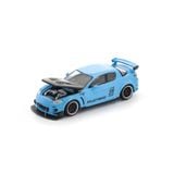  POP RACE - 1/64 MAZDA RX-8 RE-AMEMIYA LIGHT BLUE - PR64270 