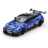  MINI GT - LB-SILHOUETTE WORKS GT NISSAN 35GT-RR VER.2 BLUE LBWK - 1124 