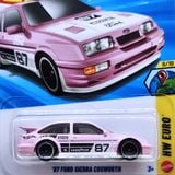  HOT WHEELS EURO - '87 FORD SIERRA COSWORTH PINK - JJJ74 