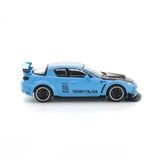  POP RACE - 1/64 MAZDA RX-8 RE-AMEMIYA LIGHT BLUE - PR64270 