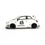  MINI GT - 1/64 LB-WORKS X ABAS WORKS ABARTH 595 GARA WHITE - 809 