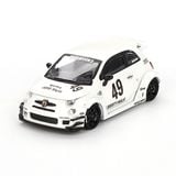  MINI GT - 1/64 LB-WORKS X ABAS WORKS ABARTH 595 GARA WHITE - 809 