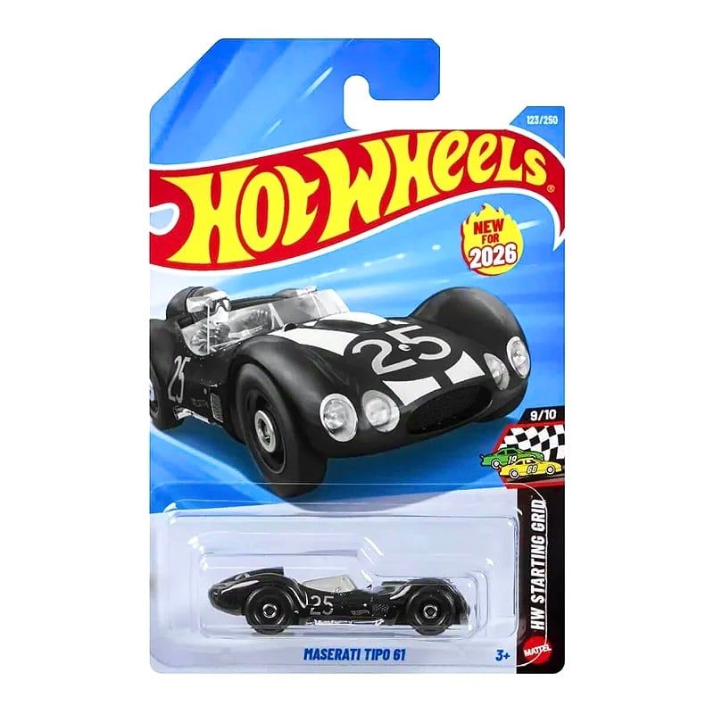  HOT WHEELS STARTING GRID - MASERATI TIPO 61 BLACK - JJL41 