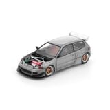  POP RACE - 1/64 PANDEM CIVIC EG6 RAW METAL ENIGMA EXCLUSIVE - PRE018 