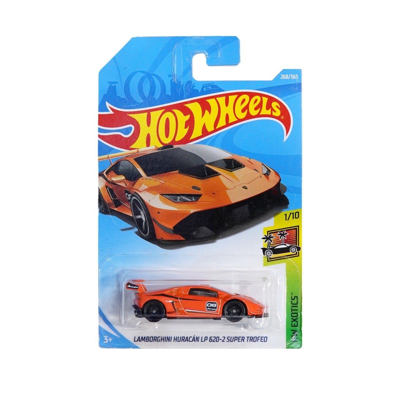  HOT WHEELS BASIC - LAMBORGHINI HURACAN LP 620-2 SUPER TROFEO ORANGE - FJY05 