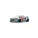  KAIDO HOUSE CHASE - 1/64 NISSAN SKYLINE GT-R R34 KAIDO STAR RACING V1 - KHMG197C 