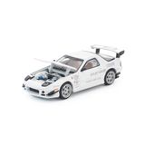  POP RACE - 1/64 MAZDA RX7 FC3S RE-AMEMIYA WHITE - PR64260 