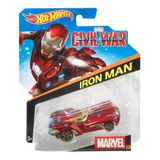  HOT WHEELS MARVEL CHARACTER - CIVIL WAR IRON MAN - DJJ55 