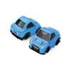  MINI GT - QUBE CARZ NISSAN GT-R R35 LB WORKS TYPE 1 REAR WING VER 2 BABY BLUE - QZ00302 
