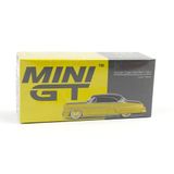 MINI GT - 1/64 LINCOLN CAPRI HOT ROD 1954 LIME YELLOW - 794 