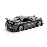  POP RACE - 1/64 MAZDA RX7 RE-AMEMIYA GUN METAL - PR64255 