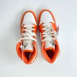  NIKE JORDAN 1 MID METALLIC ORANGE (GS) - DM4228-800 