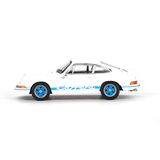  MINI GT - Porsche 911 Carrera RS 2.7 Grand Prix White with Blue Livery - 715 