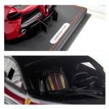  BBR MODELS - 1/18 FERRARI FXX K NO.88 ROSSO TRISTRATO SILVER STRIP LIMITED 49PCS - BBR18.88 