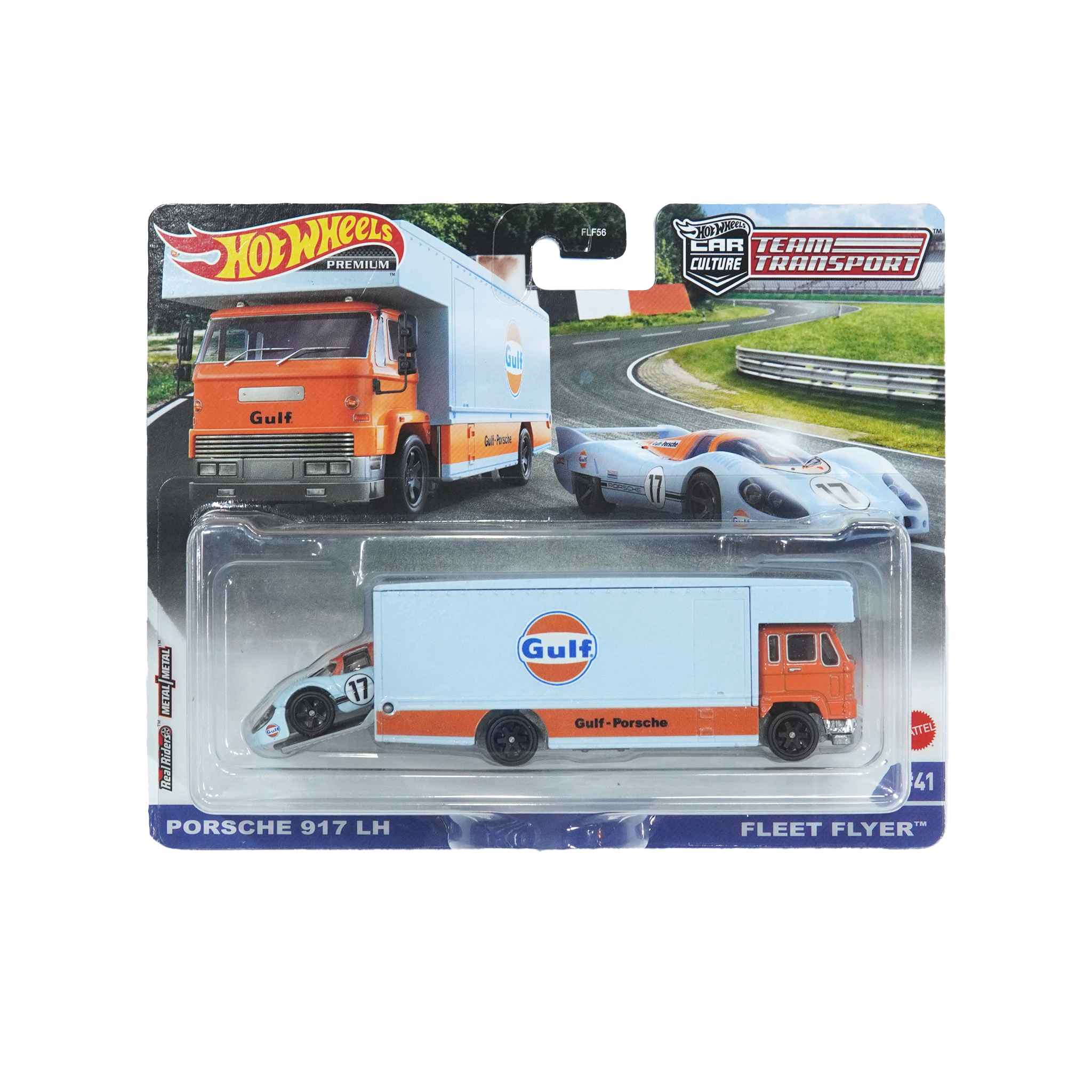  HOT WHEELS PREMIUM - TEAM TRANSPORT PORSCHE 917 LH FLEET STREET HCR36 