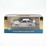  DCT - 1:64 RWB AE86 TOYOTA COROLLA LEVIN GT-APEX TMCS SINGAPORE LIMITED EDITION WHITE WITH CHROME GOLD - LL-046-323 
