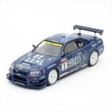  INNO64 - 1/64 NISSAN SKYLINE GT-R R34 #3 ENDLESS ADVAN LIVERY SUPER TAIKYU SERIES 2022 WINNER - IN64-R34-STS02W 