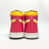  NIKE AIR JORDAN 1 RETRO HIGH OG LIGHT FUSION RED 555088-603 