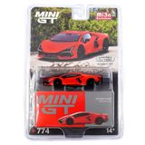  MINI GT - 1/64 LAMBORGHINI REVUELTO ARANCIO DAC LUCIDO USA - 774 