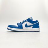 NIKE AIR JORDAN 1 LOW WHITE DARK MARINA BLUE DC0774-114 