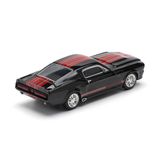  POP RACE - 1/64 SHELBY FORD MUSTANG GT500 DARK CHROME - PR64218 