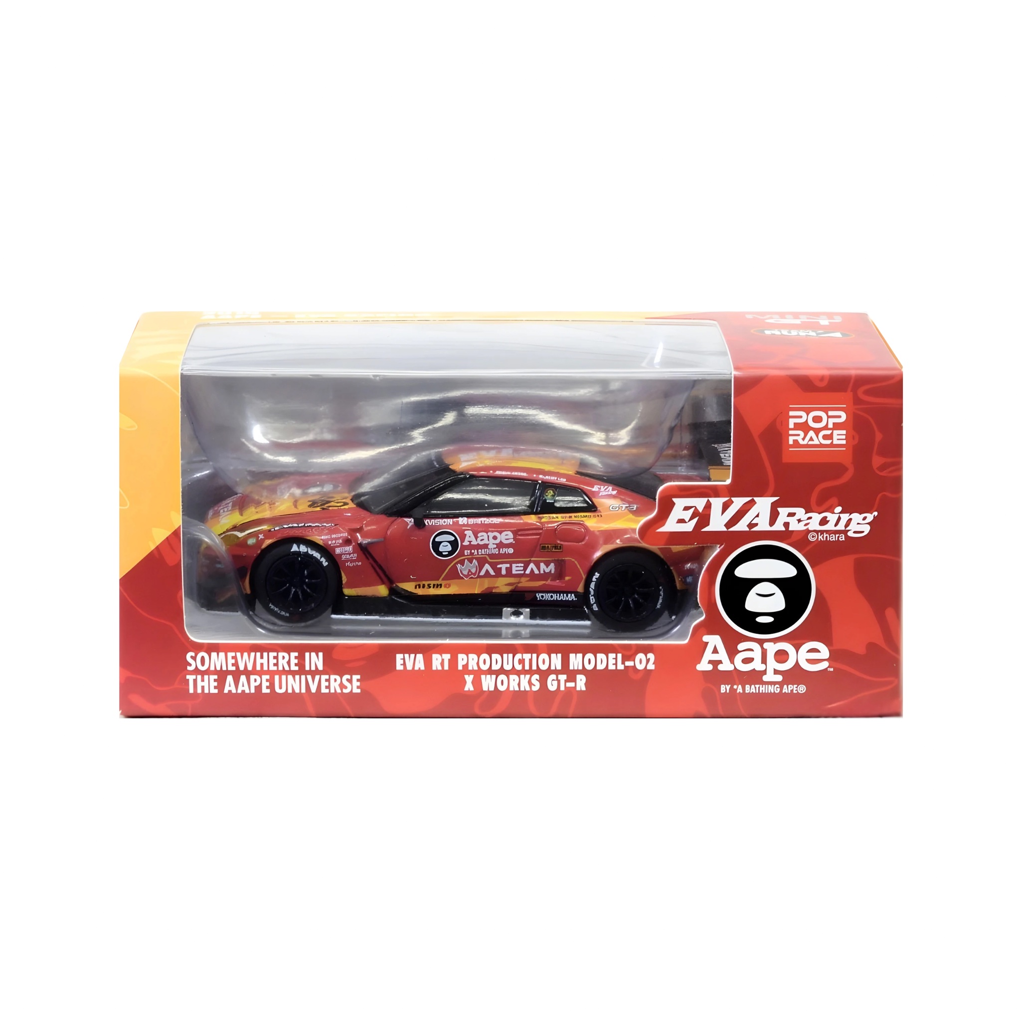 MINI GT X POP RACE - EVA RT PRODUCTION MODEL-02 X WORKS NISSAN GT