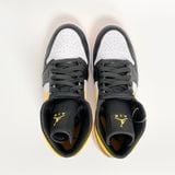  NIKE JORDAN 1 MID LASER ORANGE BLACK - CV5276-107 