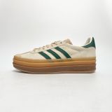  ADIDAS GAZELLE BOLD CREAM COLLEGIATE GREEN (WMNS) ID7056 