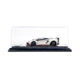  YM MODEL - [2 VER] 1/64 ROWEN RESIN LAMBORGHINI AVENTADOR S SILVER - YM64LAS 