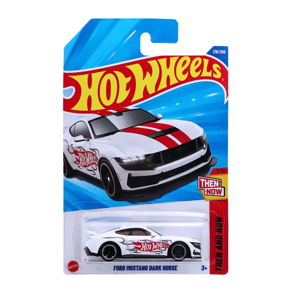  HOT WHEELS BASIC - FORD MUSTANG DARK HORSE WHITE - JBB34 