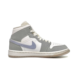  NIKE WMNS AIR JORDAN 1 MID GREY BLUE BQ6472-105 
