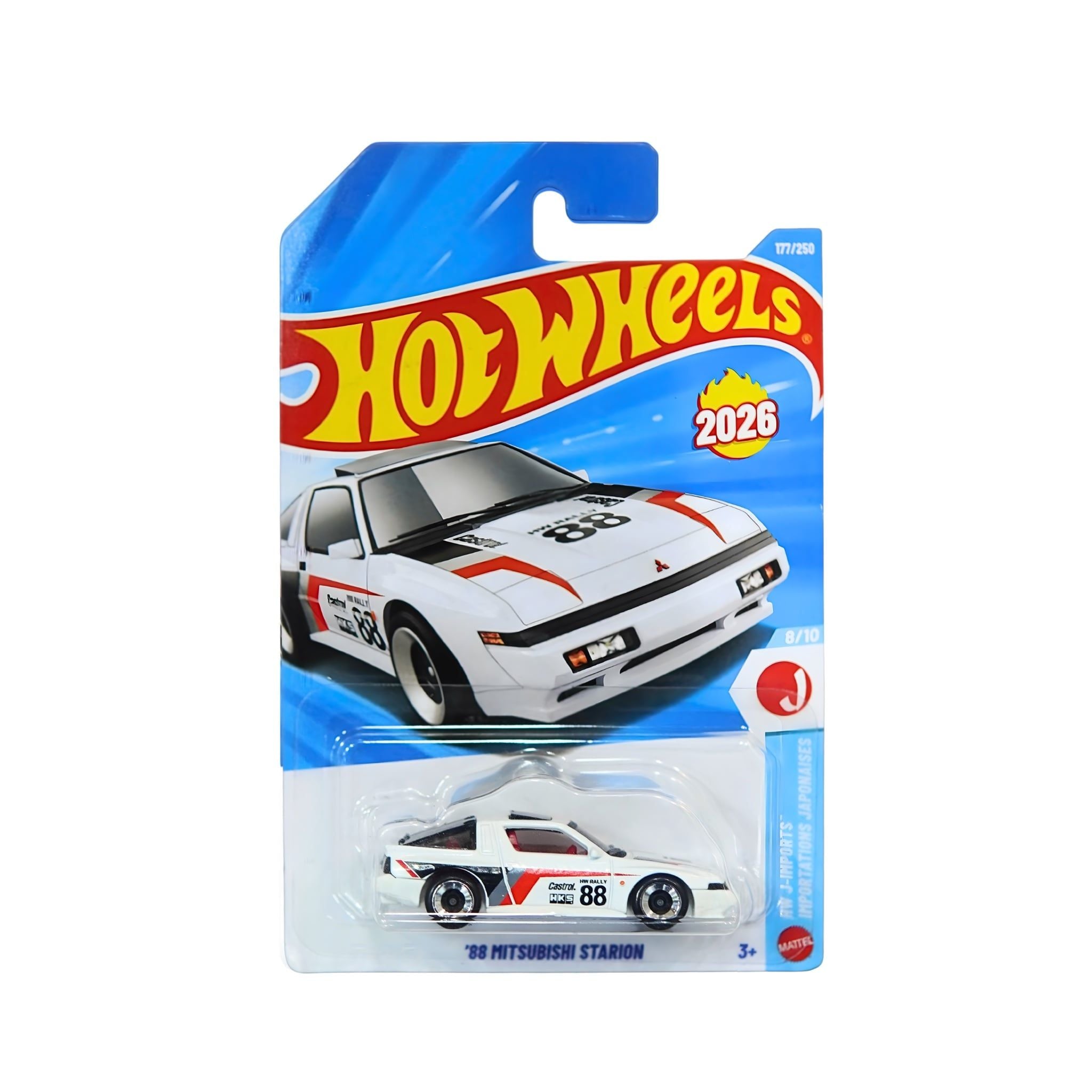  HOT WHEELS HW J-IMPORTS - '88 MITSUBISHI STARION - JJH58 