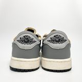  NIKE AIR JORDAN 1 LOW OG EX BLACK SMOKE GREY ( CUSTUM ) DV0982-006 