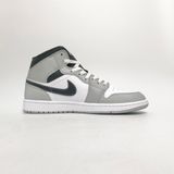  NIKE AIR JORDAN 1 MID LIGHT SMOKE GREY 554724-078 