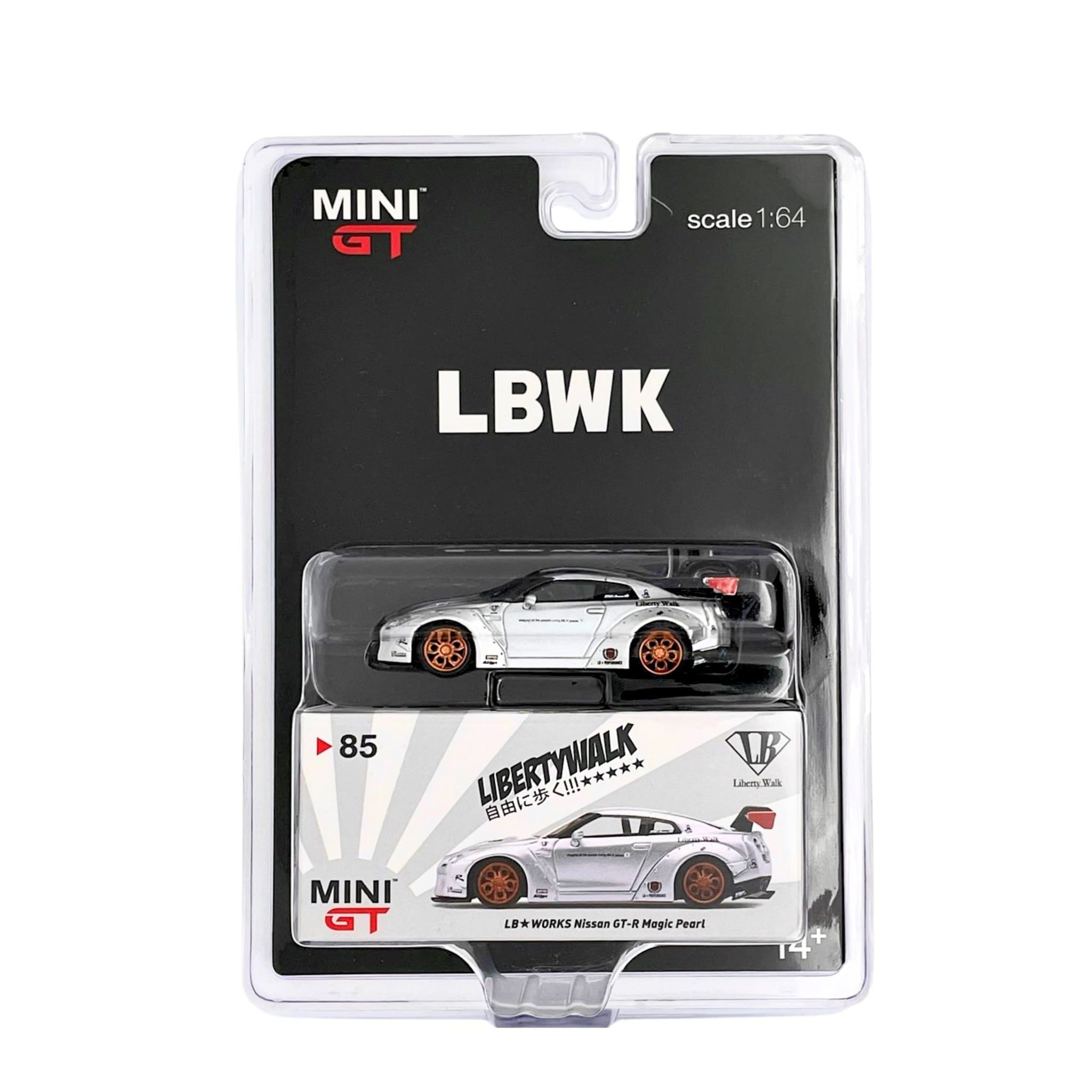 MINI GT - LB☆WORKS Nissan GT-R R35 Magic Pearl LBWK - 85 – aesnkrs