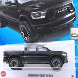  HOT WHEELS BASIC - 2020 RAM 1500 REBEL BLACK - HTD63 