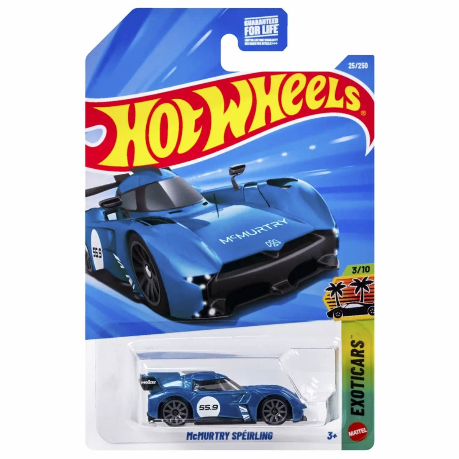  HOT WHEELS BASIC - MCMURTRY SPEIRLING BLUE - JJH81 