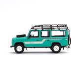  MINI GT - LAND ROVER DEFENDER 110 1985 COUNTY STATION WAGON TRIDENT GREEN - 590 