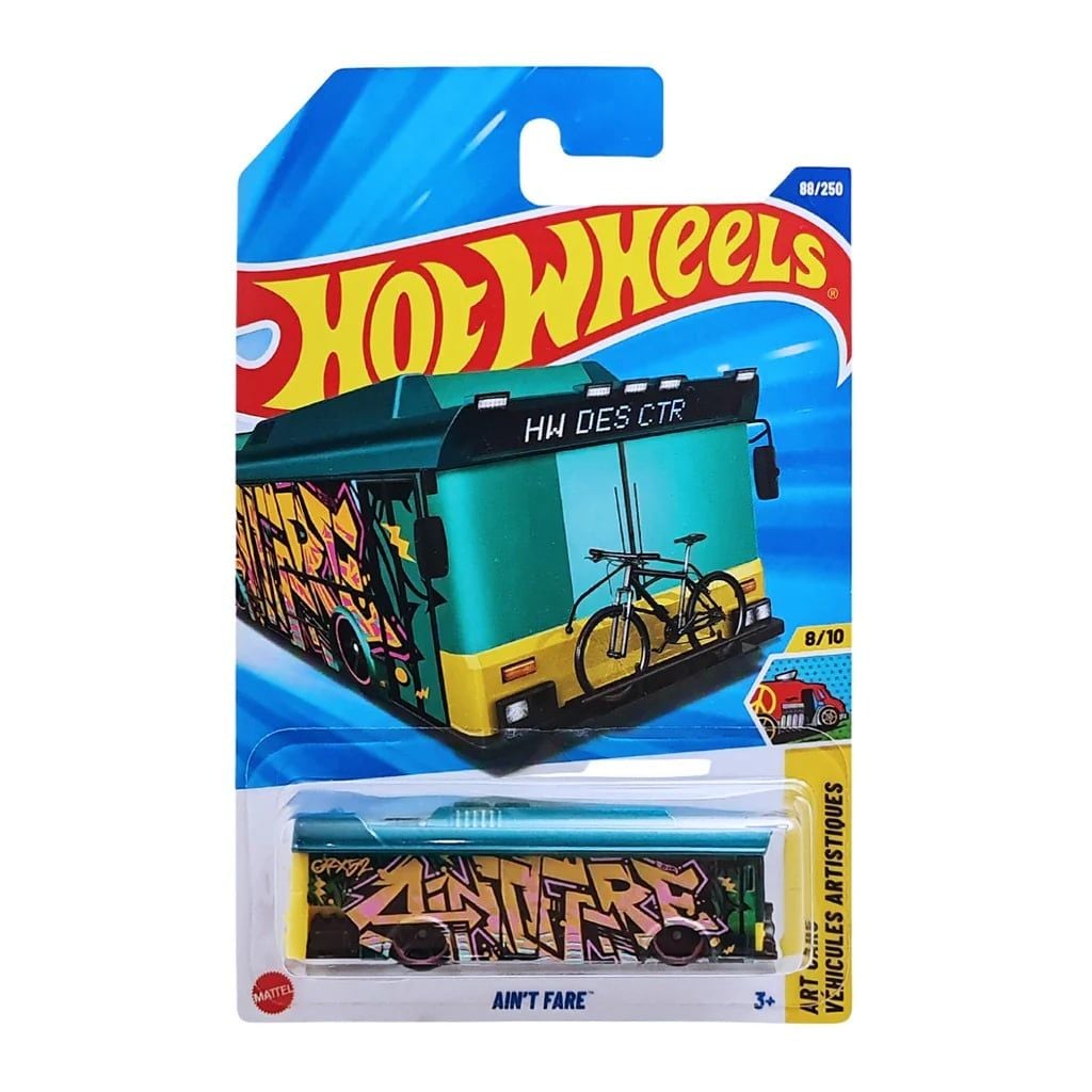  HOT WHEELS ART CARS - AIN'T FARE GREEN - JBB67 