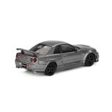  MINI GT - 1/64 NISSAN SKYLINE GT-R DARK METAL GRAY NISMO BNR34 CRS VER - 1160 