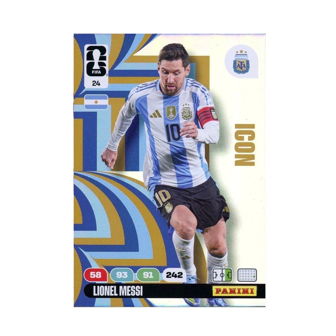  PANINI - LIONEL MESSI ICON CARD FIFA WORLD CUP 2026 ADRENALYN XL NO.24 - PIC.24 