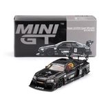  MINI GT - 1/64 NISSAN LB-ER34 R34 SUPER SILHOUETTE SKYLINE BLACK - 844 