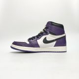  NIKE AIR JORDAN 1 RETRO HIGH OG COURT PURPLE 2.0 555088-500 