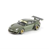  POP RACE - PORSCHE RWB 997 DARK GREEN - PR6463 
